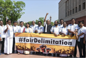 Delimitation protest