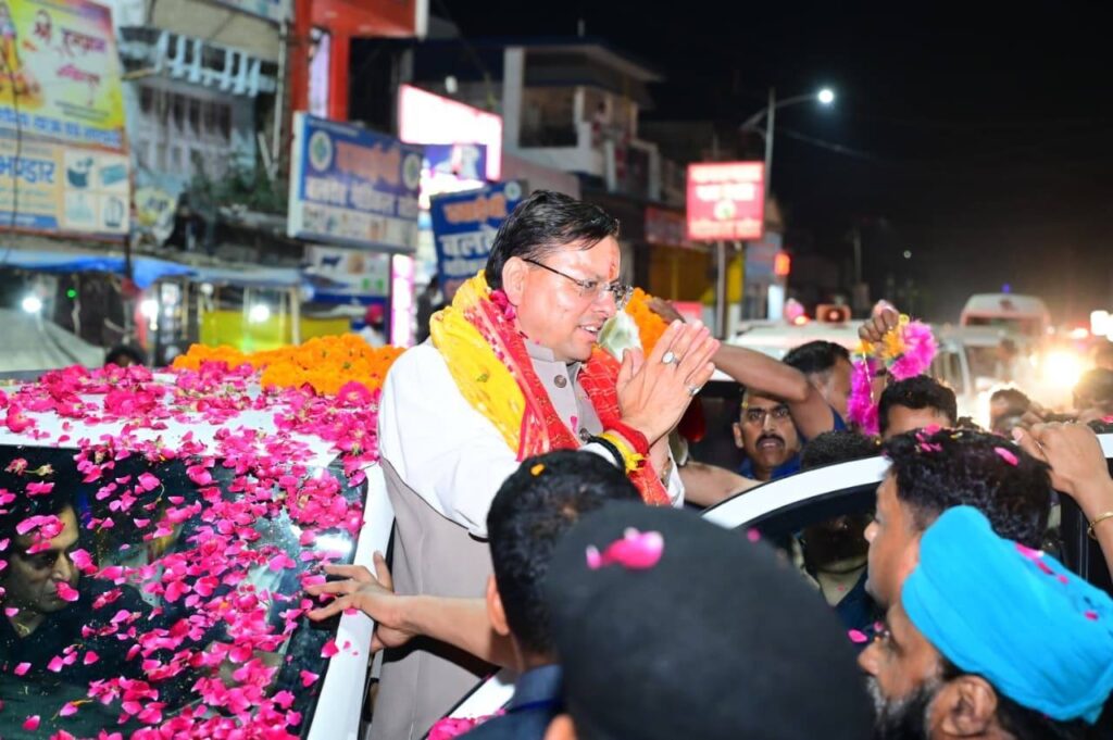 CM Pushkar Singh dhami